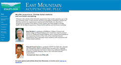 Desktop Screenshot of eastmtnacupuncture.com
